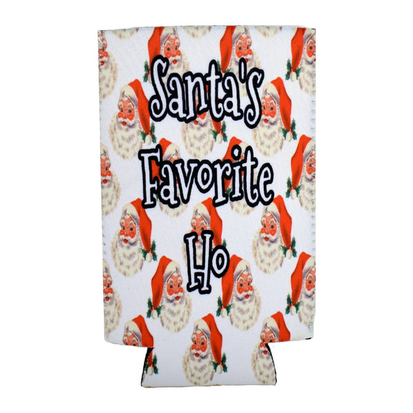 Santa's Favorite Ho Slim Koozie