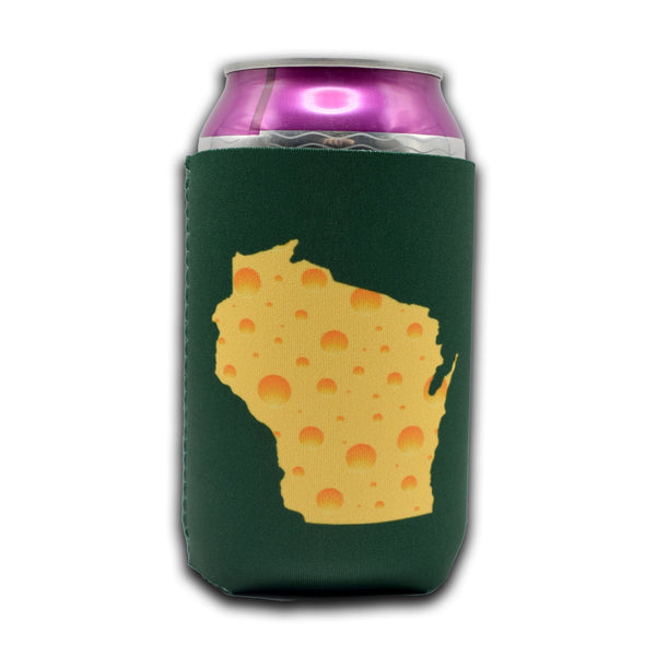 Wisconsin Cheese Shape Koozie