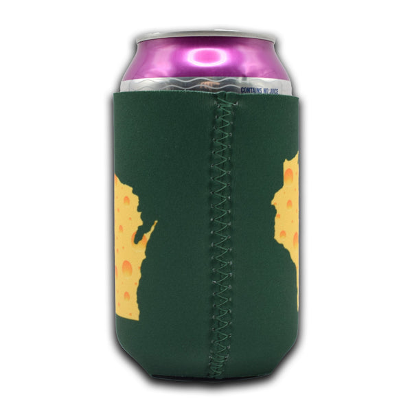 Wisconsin Cheese Shape Koozie