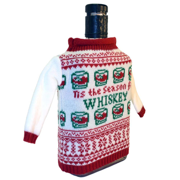 Tis the Season for Whiskey Bottle Sweater