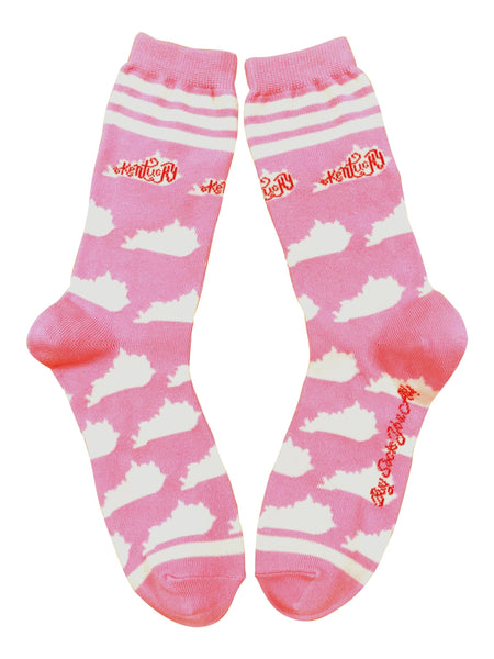 Kentucky Shapes in Pink and White