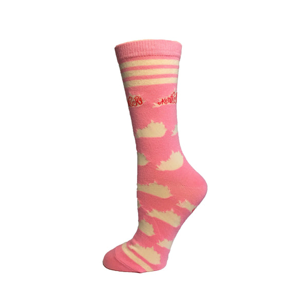 Kentucky Shapes in Pink and White