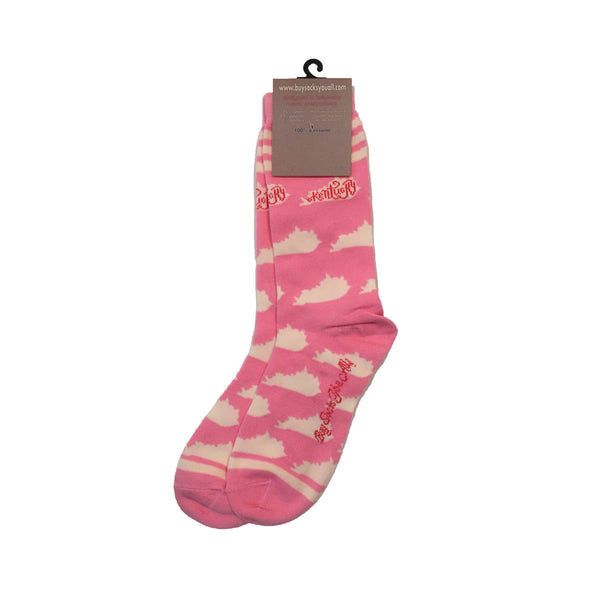 Kentucky Shapes in Pink and White