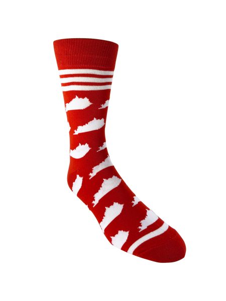 Kentucky Shapes in Red and White