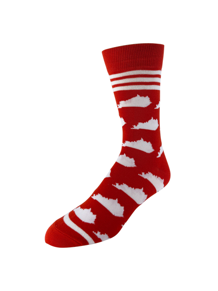 Kentucky Shapes in Red and White
