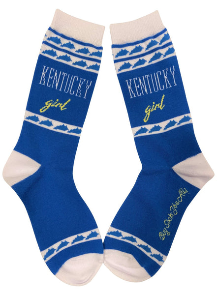 Kentucky Girl Blue and White