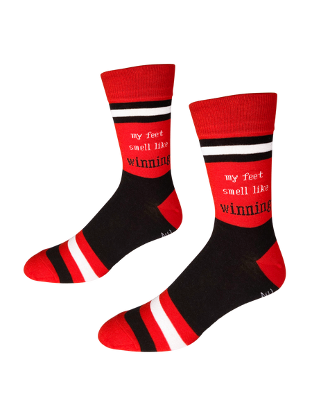 My Feet Smell Like Winning Red and Black