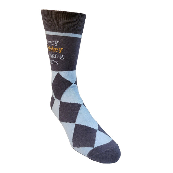 Fancy Whiskey Drinking Socks