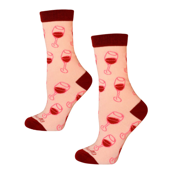 Wine Glasses Women's Socks