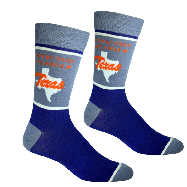 Even My Socks are Bigger in Texas Men's Socks