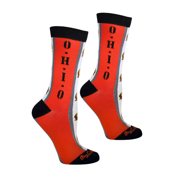 Ohio Buckeyes Women's Socks