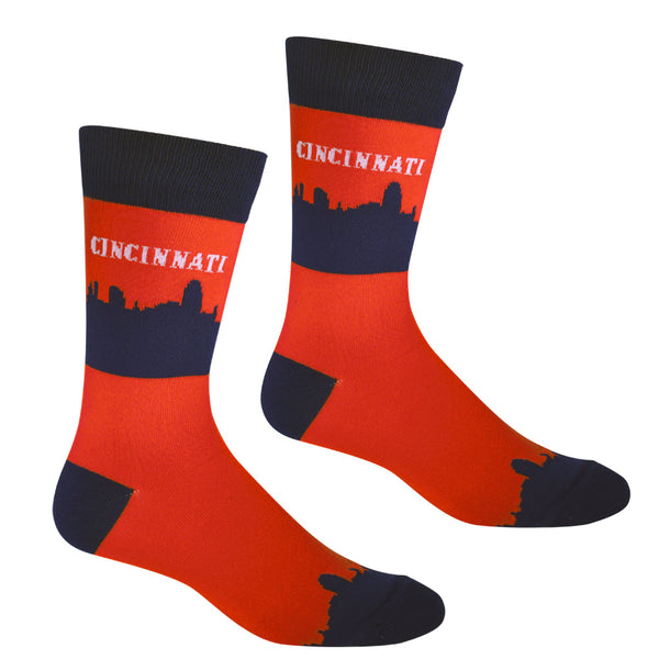 Cincinnati Skyline Men's Socks