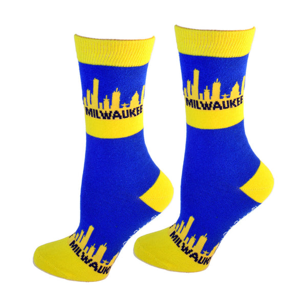 Milwaukee Wisconsin Skyline Women's Socks