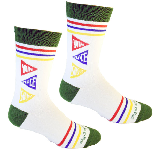 Win Place Show Men's Socks