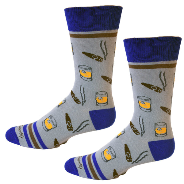 Bourbon and Cigars Men's Socks