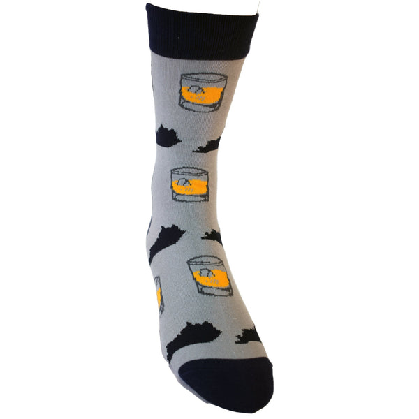 Kentucky and Bourbon Shapes Men's Socks