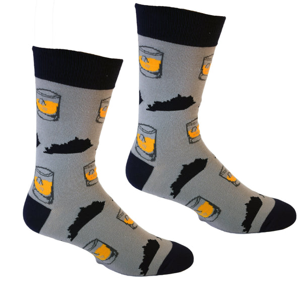 Kentucky and Bourbon Shapes Men's Socks