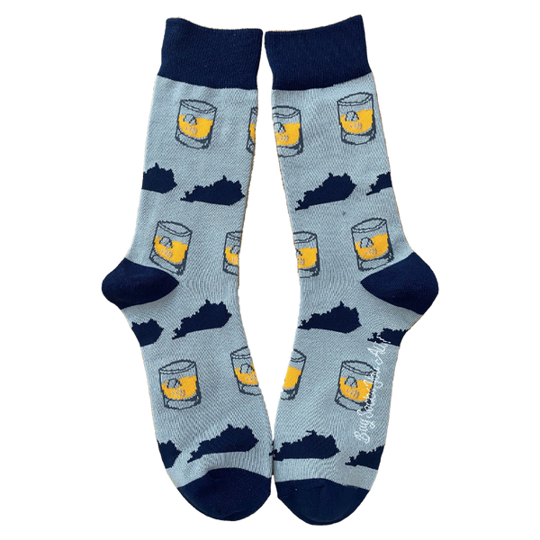 Kentucky and Bourbon Shapes Men's Socks