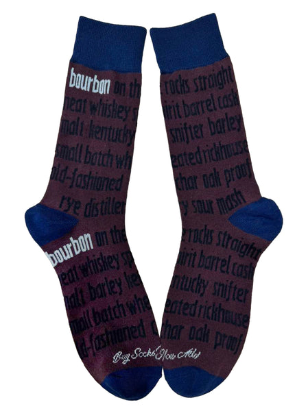 Bourbon Words Mens Socks