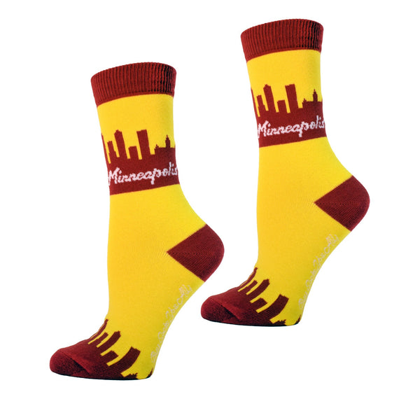 Minneapolis Skyline Womens Socks