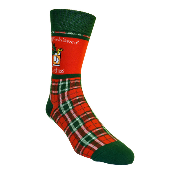 Old Fashioned Christmas Men's Socks