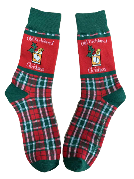 Old Fashioned Christmas Men's Sock and Ornament Gift Basket