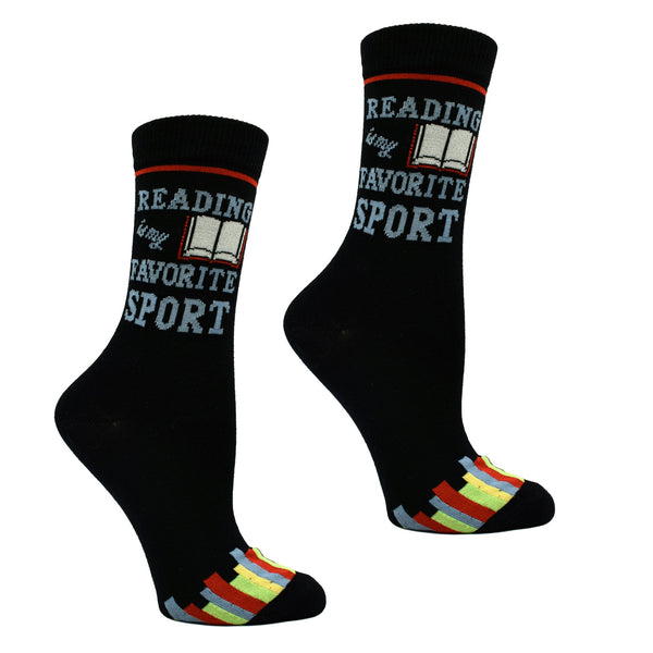 Reading is My Favorite Sport Women's Socks