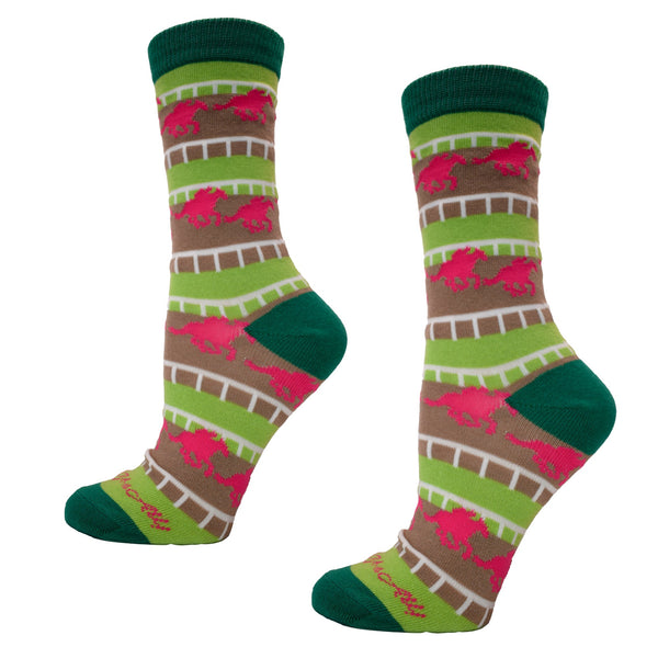 Derby Horses on Track Women's Socks