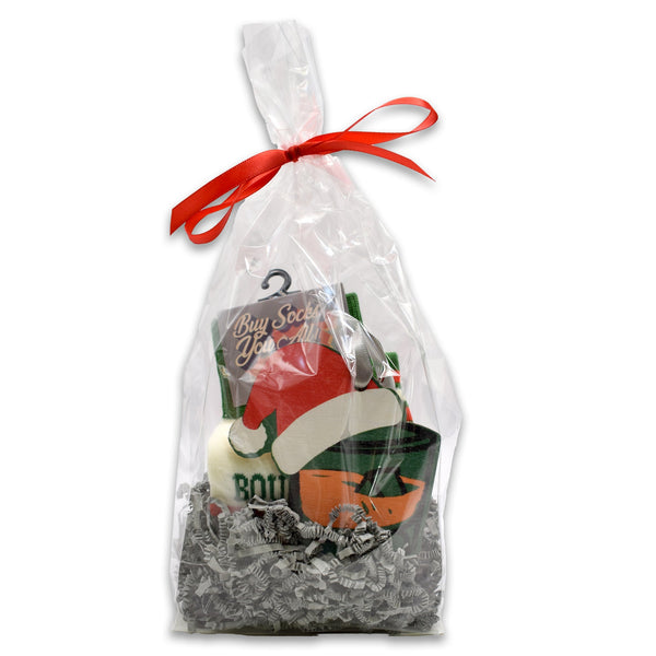 Tis the Season for Bourbon Men's Sock and Ornament Gift Basket