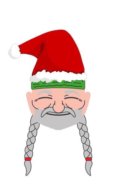 Christmas Country Music Star Sticker