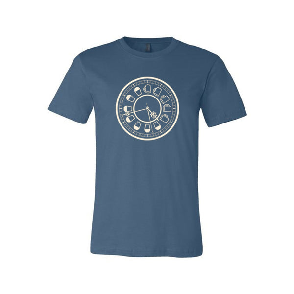 Coffee and Bourbon Clock Unisex T-Shirt