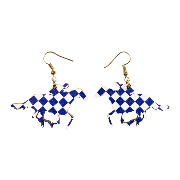 Derby Horses Kentucky Earrings