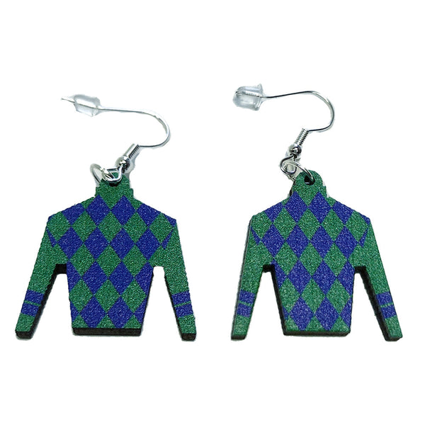 Derby Silks Kentucky Earrings