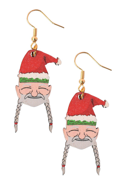 Christmas Country Music Star Earrings