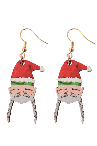 Christmas Country Music Star Earrings