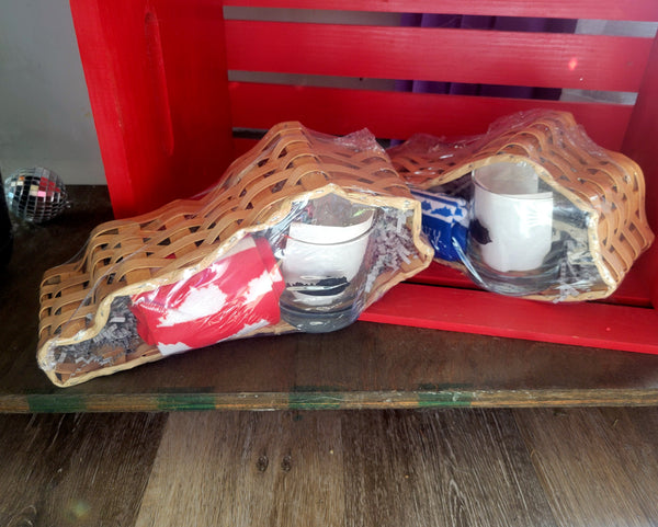 Bourbon Loves Me Sock with Always Remember Rocks Glass Gift Basket